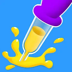 Взломанная Paint Dropper: draw puzzle (Пэйнт Дроппер)  [МОД Меню] - стабильная версия apk на Андроид