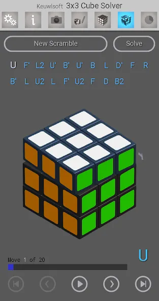 3x3 Cube Solver (х3 кубик решатель)  [МОД Unlocked] Screenshot 4