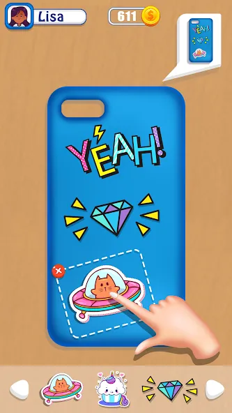 Phone Case DIY Mobile Games  [МОД Много денег] Screenshot 4