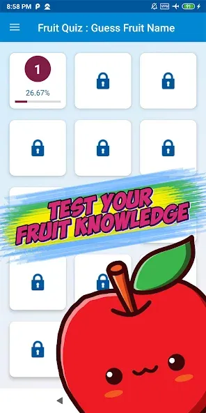 Guess the fruit name game  [МОД Бесконечные монеты] Screenshot 2