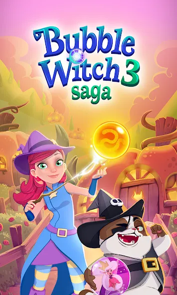 Bubble Witch 3 Saga (Бабл Витч 3 Сага)  [МОД Бесконечные монеты] Screenshot 5