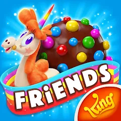 Скачать взлом Candy Crush Friends Saga (Кенди Краш Френдс Сага)  [МОД Mega Pack] - полная версия apk на Андроид