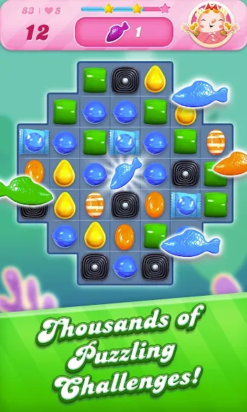 Candy Crush Saga (Кенди Краш Сага)  [МОД Menu] Screenshot 3