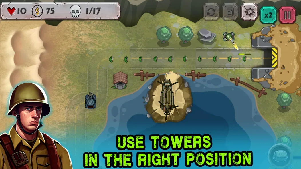 Battle Strategy: Tower Defense  [МОД Mega Pack] Screenshot 3