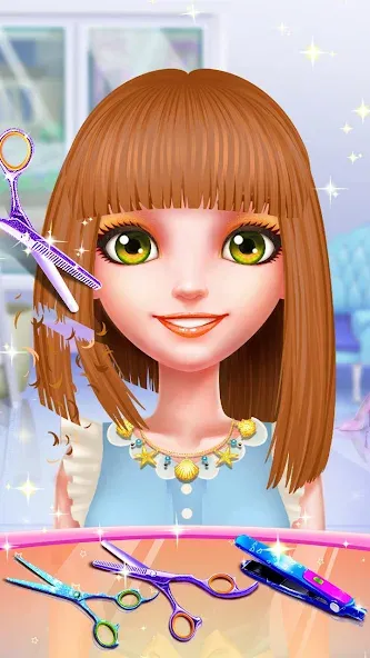 Girls Hair Salon  [МОД Бесконечные деньги] Screenshot 5