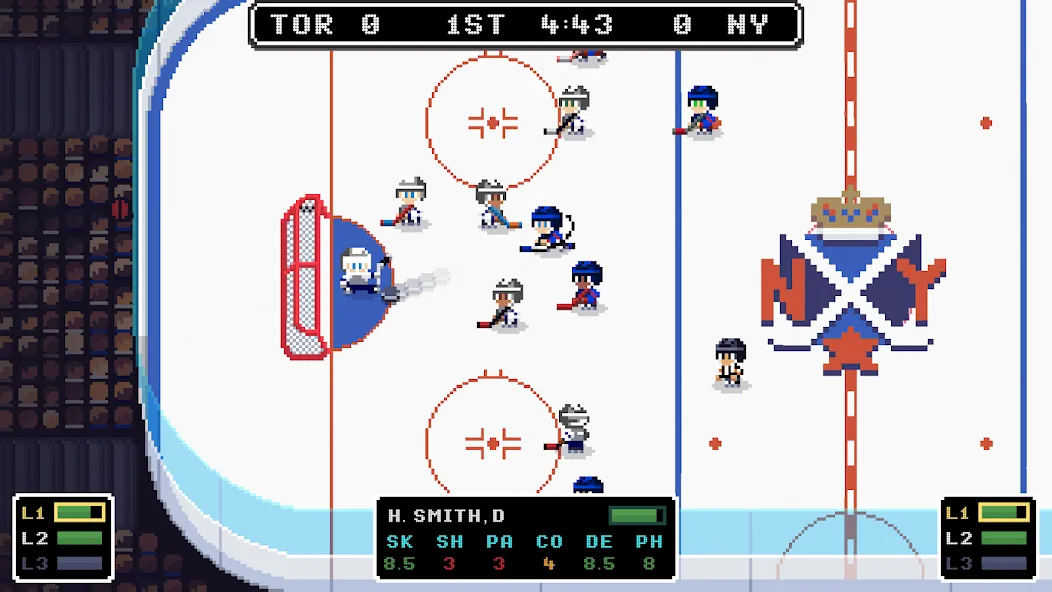 Ice League Hockey (Айс Лиг Хоккей)  [МОД Unlimited Money] Screenshot 1