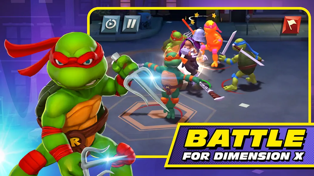 TMNT: Mutant Madness (ТМНТ)  [МОД Menu] Screenshot 1