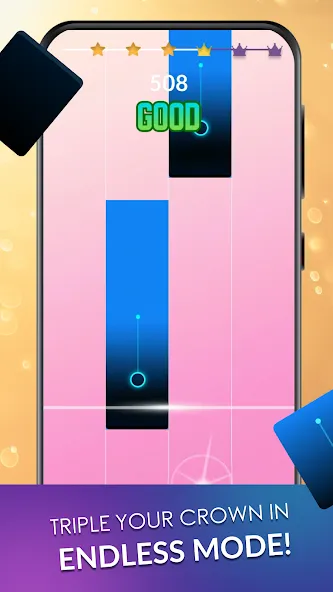 Piano Dream: Tap Piano Tiles 3 (Пиано Дрим)  [МОД Много монет] Screenshot 2