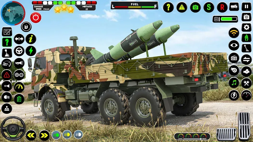 Army Truck Transporter Game 3D  [МОД Бесконечные деньги] Screenshot 3