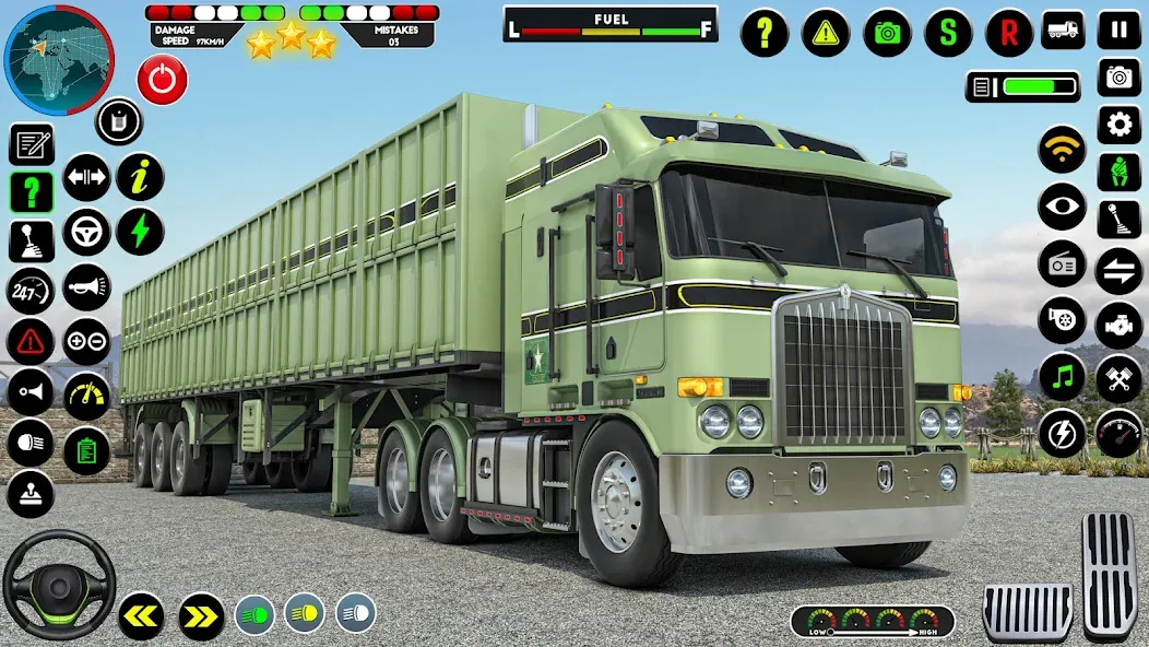 Army Truck Transporter Game 3D  [МОД Бесконечные деньги] Screenshot 5