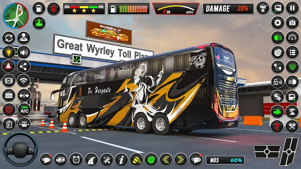 City Coach Bus Driver Games 3D  [МОД Бесконечные монеты] Screenshot 2