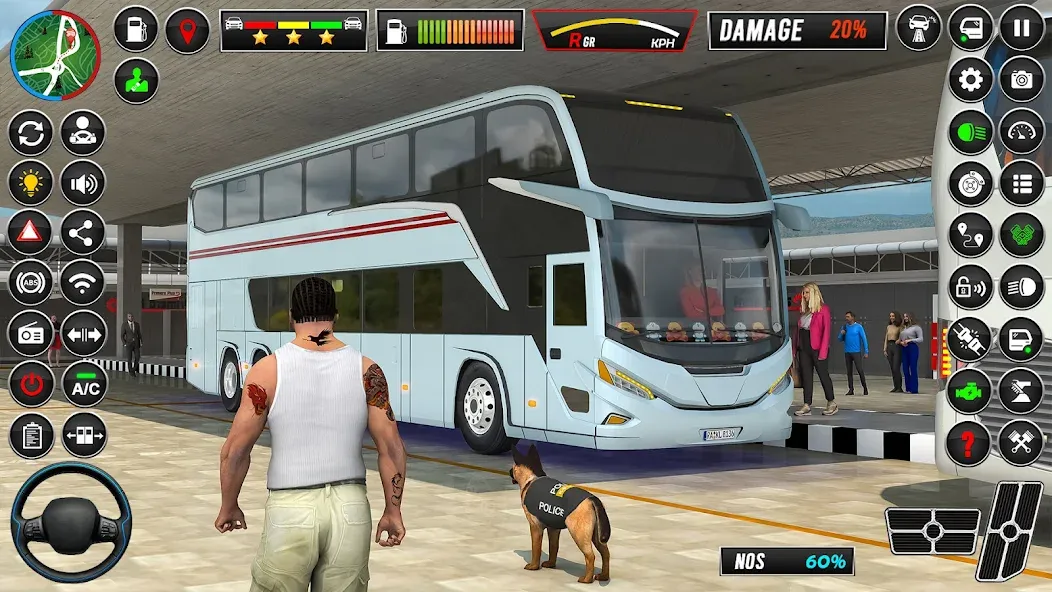 City Coach Bus Driver Games 3D  [МОД Бесконечные монеты] Screenshot 3