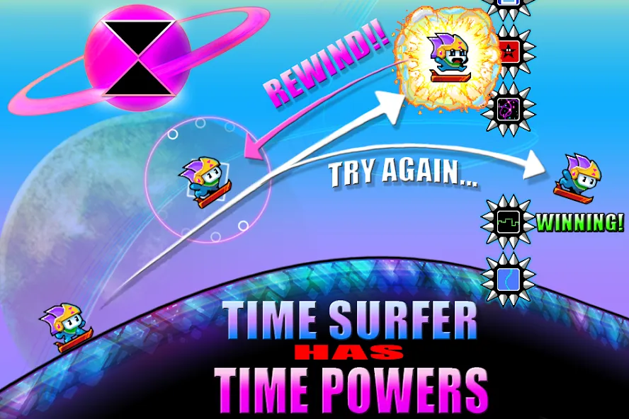 Time Surfer (Тайм Серфер)  [МОД Unlocked] Screenshot 2