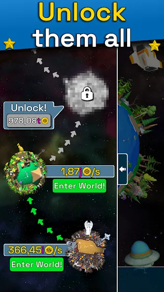 Planet Evolution: Idle Clicker (Планета Эволюция)  [МОД Меню] Screenshot 5