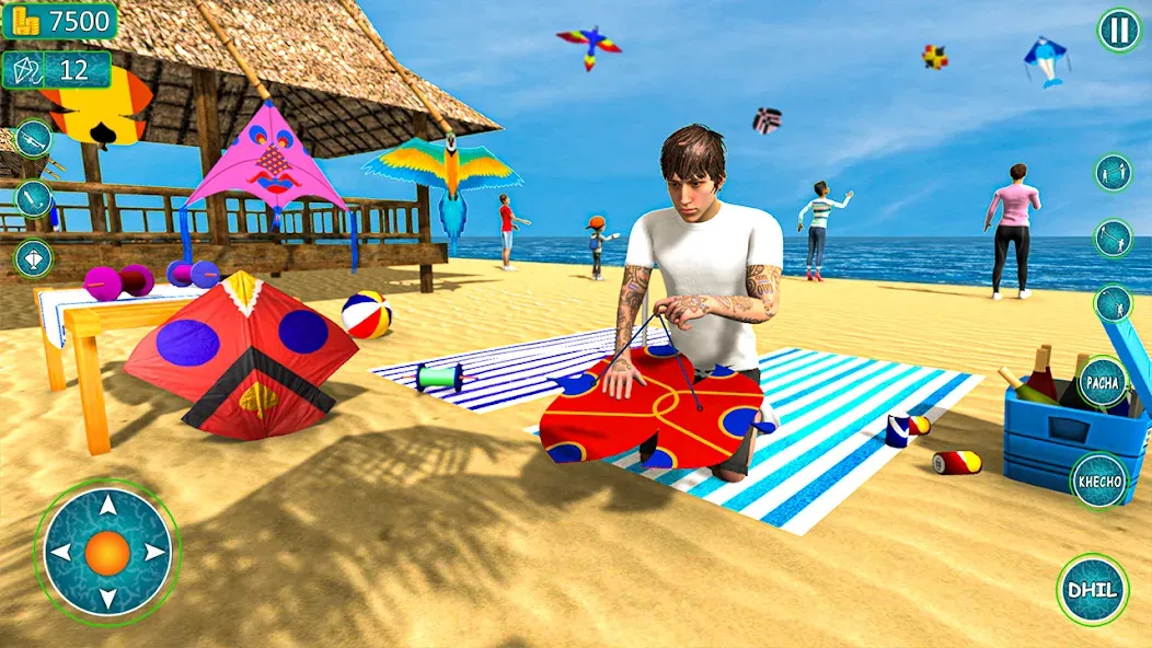 Kite Basant: Kite Flying Games  [МОД Unlimited Money] Screenshot 2