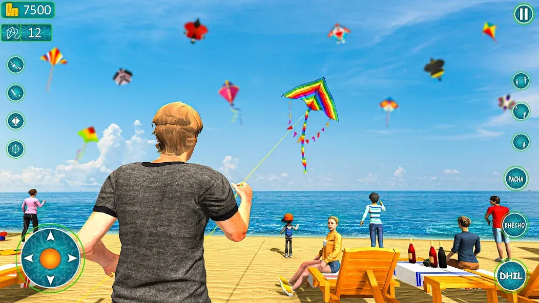 Kite Basant: Kite Flying Games  [МОД Unlimited Money] Screenshot 5