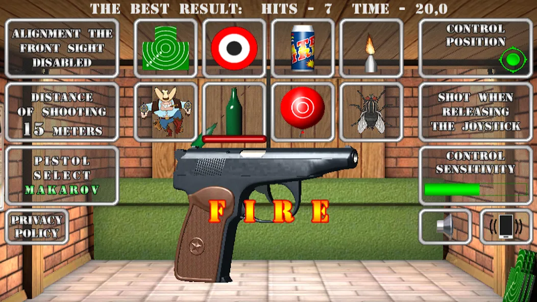 Pistol shooting. Desert Eagle (Пистолет стрельбы симулятор)  [МОД Mega Pack] Screenshot 4