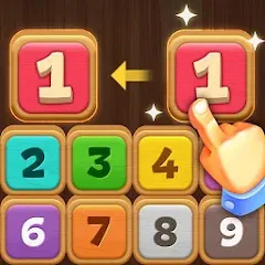 Скачать взломанную Merge Wood: Block Puzzle (Мерж Вуд)  [МОД Menu] - последняя версия apk на Андроид