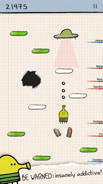 Doodle Jump (Дудл Джамп)  [МОД Много монет] Screenshot 1