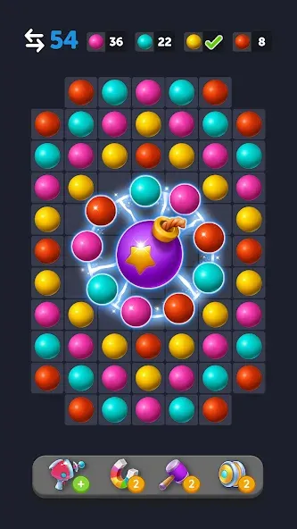 Bubble Link - Connect & Match (Бабл Линк)  [МОД Много денег] Screenshot 2