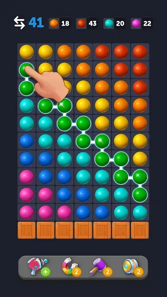 Bubble Link - Connect & Match (Бабл Линк)  [МОД Много денег] Screenshot 4