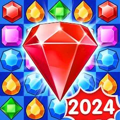 Скачать взломанную Jewels Legend - Match 3 Puzzle (Джуэл Легенд)  [МОД Много денег] - последняя версия apk на Андроид