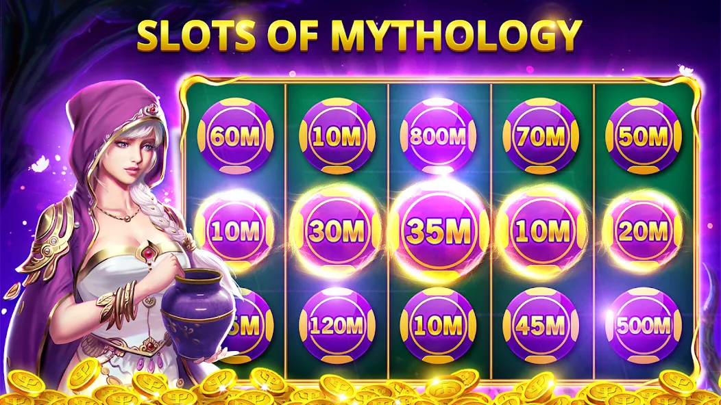 Slots Myth - Slot Machines  [МОД Menu] Screenshot 2