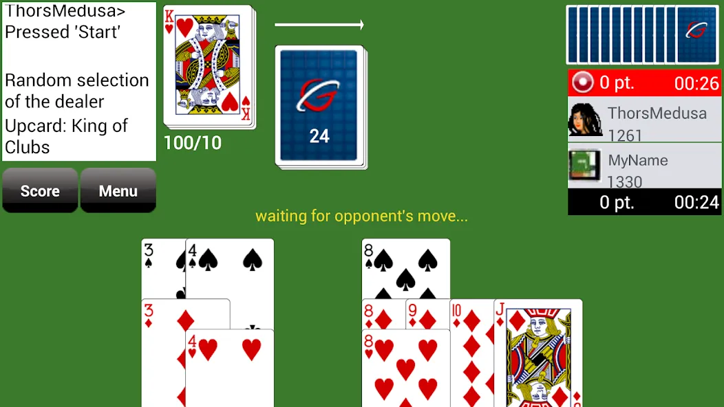 Gin Rummy GC Online (Джин Рамми Онлайн)  [МОД Бесконечные деньги] Screenshot 1