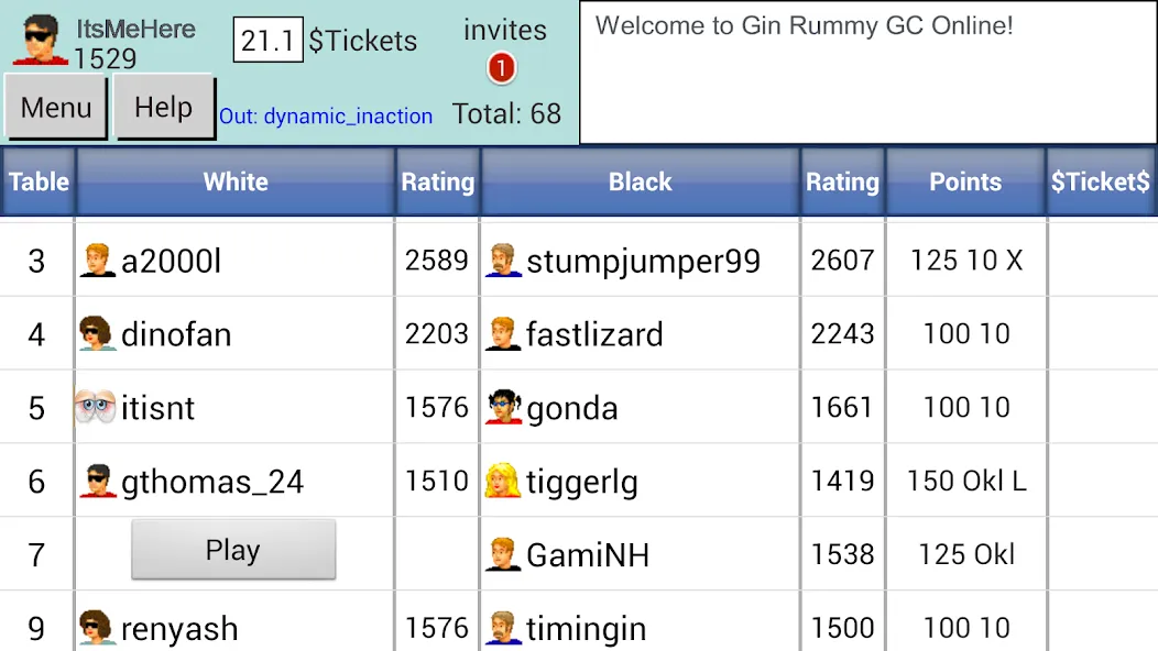 Gin Rummy GC Online (Джин Рамми Онлайн)  [МОД Бесконечные деньги] Screenshot 2