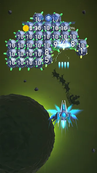 Dust Settle 3D - Galaxy Attack (Даст Сеттл 3Д)  [МОД Все открыто] Screenshot 2