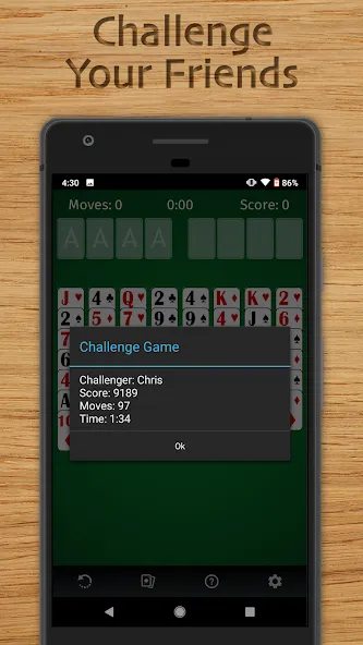 FreeCell Solitaire Classic (Фрисел Солитер Классик)  [МОД Бесконечные монеты] Screenshot 4