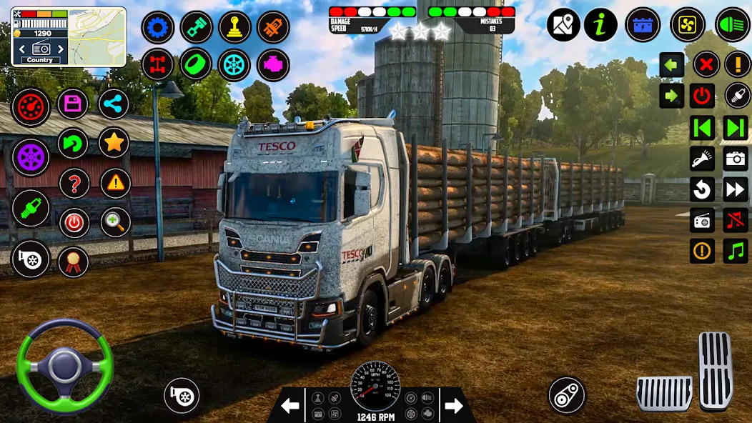 City Truck Simulator 2023  [МОД Бесконечные монеты] Screenshot 2