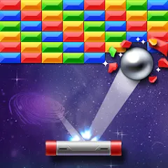 Скачать взлом Brick Breaker Star: Space King  [МОД Много монет] - стабильная версия apk на Андроид