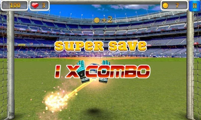 Super Goalkeeper - Soccer Game (упер Вратарь)  [МОД Unlimited Money] Screenshot 1