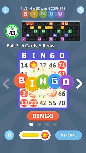 Bingo Mania - Light Bingo Game (Бинго Мания)  [МОД Menu] Screenshot 3