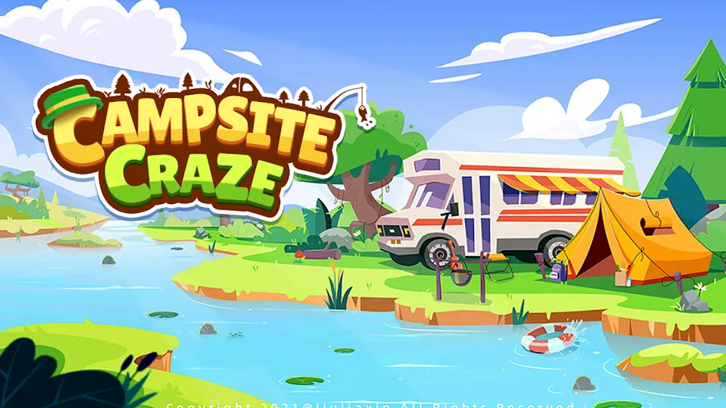 Campsite Craze: Puzzle Merge (Кемпинговая Лихорадка)  [МОД Бесконечные деньги] Screenshot 1