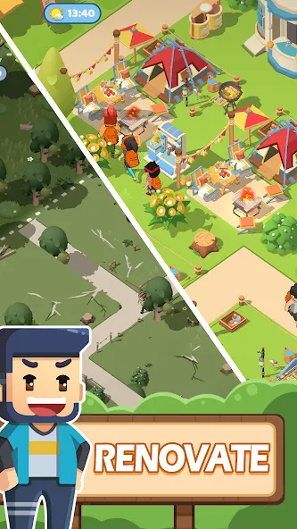 Campsite Craze: Puzzle Merge (Кемпинговая Лихорадка)  [МОД Бесконечные деньги] Screenshot 4