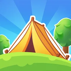 Взлом Campsite Craze: Puzzle Merge (Кемпинговая Лихорадка)  [МОД Бесконечные деньги] - стабильная версия apk на Андроид