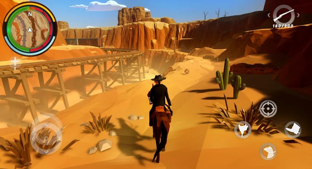 West Cowboy Western Polygon  [МОД Много денег] Screenshot 1