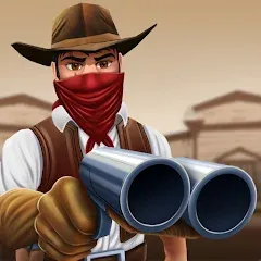 Взломанная West Cowboy Western Polygon  [МОД Много денег] - последняя версия apk на Андроид