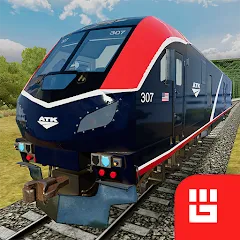 Взлом Train Simulator PRO USA (Трейн Симулятор ПРО США)  [МОД Menu] - стабильная версия apk на Андроид