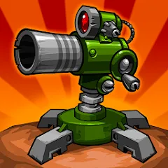 Взломанная Tactical War: Tower Defense  [МОД Много монет] - полная версия apk на Андроид