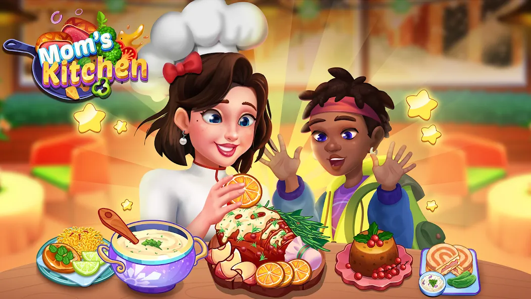 Mom's Kitchen : Cooking Games  [МОД Много монет] Screenshot 1