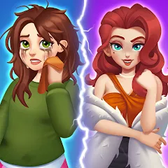 Скачать взломанную Makeover Blast: Dressup Salon (Мейковер Бласт)  [МОД Все открыто] - стабильная версия apk на Андроид