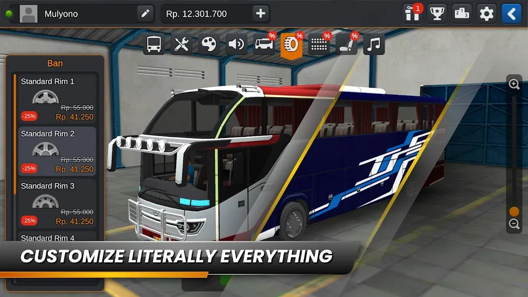 Bus Simulator Indonesia (Бус Симулятор Индонезия)  [МОД Много монет] Screenshot 3