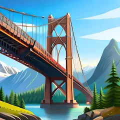 Скачать взломанную Bridgezz: Bridge Construction (Бриджзз)  [МОД Unlocked] - последняя версия apk на Андроид