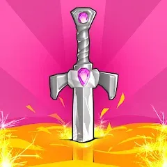 Скачать взломанную Sword Melter (Сворд Мелтер)  [МОД Много монет] - полная версия apk на Андроид