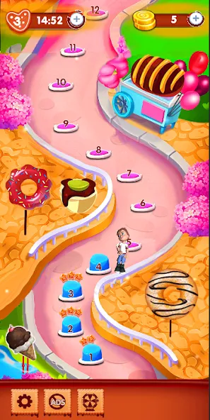 Candy Blast : candy love (Кэнди Бласт)  [МОД Бесконечные монеты] Screenshot 4