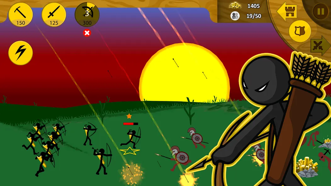 Stick War: Legacy (Стик Вар)  [МОД Бесконечные монеты] Screenshot 3