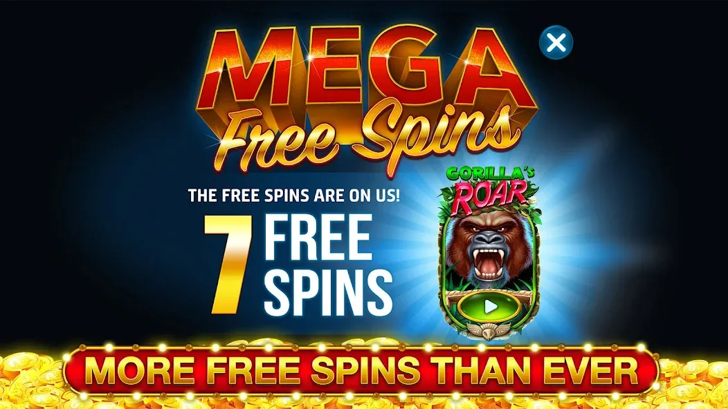 Ape Slots: Vegas Casino Deluxe  [МОД Unlimited Money] Screenshot 3